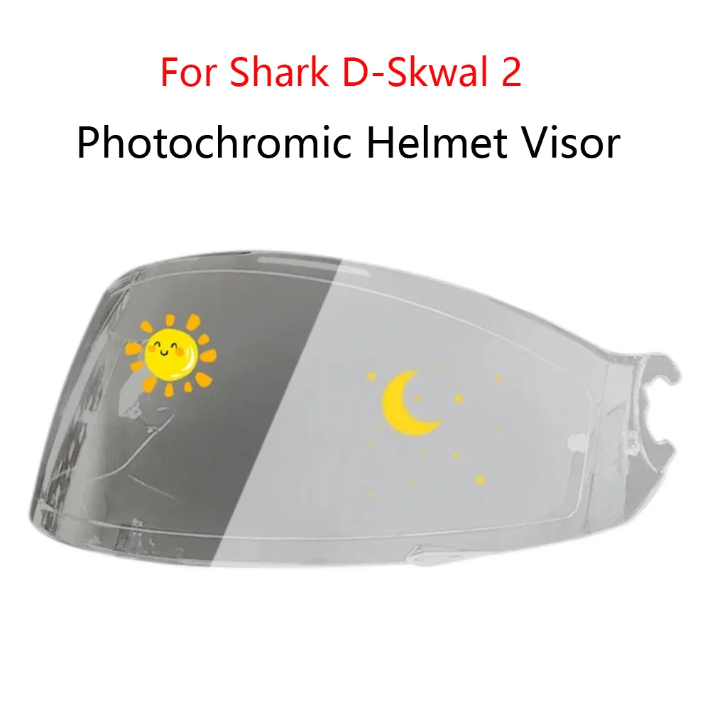 

Photochromic Helmet Visor For Shark D-Skwal 2 Visor Automatically hromic LensMotorcycle helmet lenses