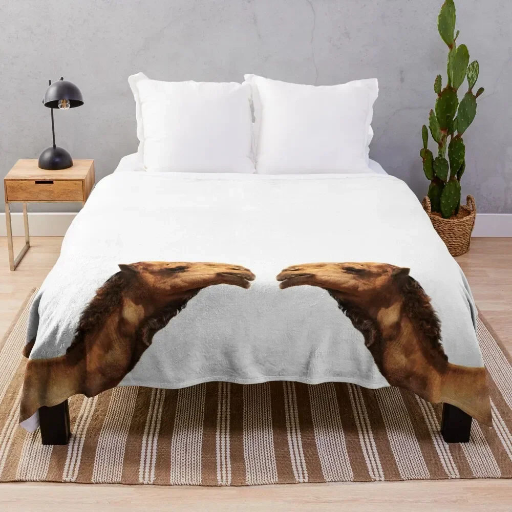 

camel Throw Blanket Modern Design Soft Blanket for Home Decor