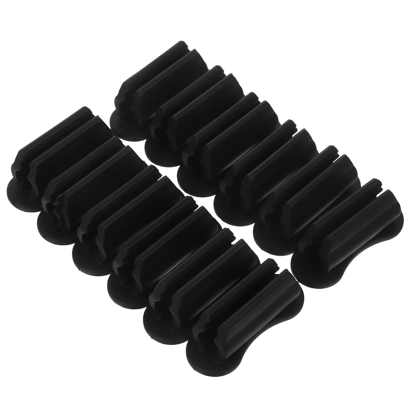 

12Pcs Silicone Pen Holder Desktop Adhesive Flexible Pencil Organizer Marker Stand for Office Study Home Pen Organizer for Desk