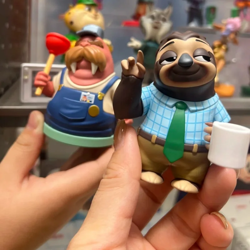 Popmart Disney Zootopia Next Adventure Series Blind Box Spielzeug Kawaii Anime Actionfigur Dekoration Geschenk Kinder Trendiges Weihnachtsgeschenk