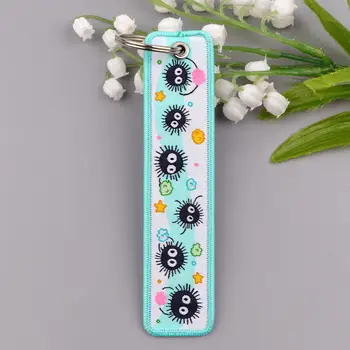 動畫電影刺繡鑰匙圈 白色龍形鑰匙牌 摩托車汽車鑰匙圈 Cosplay配件 粉絲禮物 8 最佳銷售 神隱少女鑰匙扣 - №2