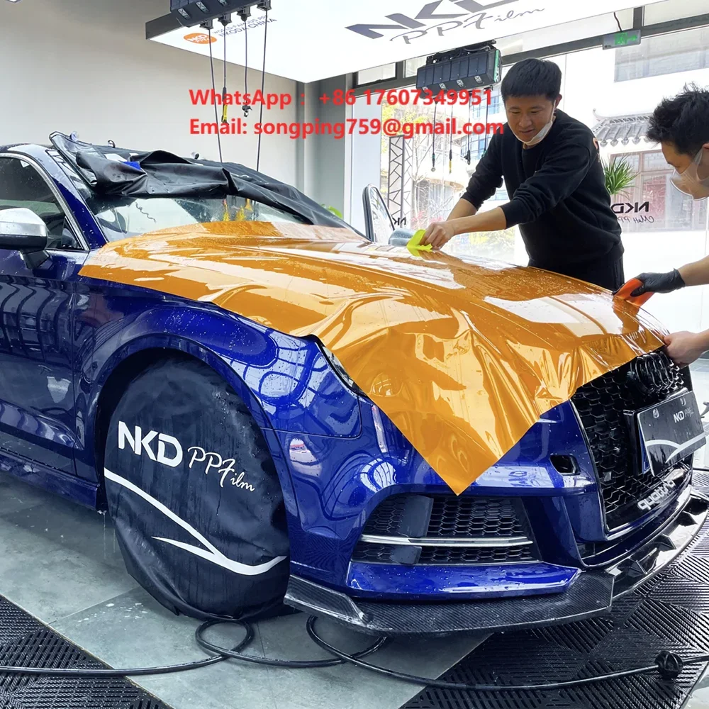 TPU 6 Years Warranty Car Protective Wrap 7.5mil Paint Protection Film in Clear Matte Black Car Stickers
