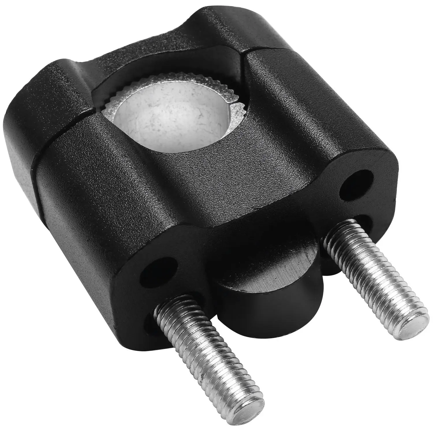 ABQB-1 Pair Cnc 22Mm 28Mm Off Road Motorcycle Bar Clamps Handlebar Risers Adapter For 7/8 Inch 1-1/8 Pit Dirt Motorbike For Harl