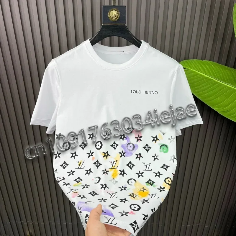 

MOTO 2025 New Men's Luxury Brand Quick-drying T-shirt Luxury Sports Comfortable Casual Short-sleeved Hot-selling Y2K Streetwear