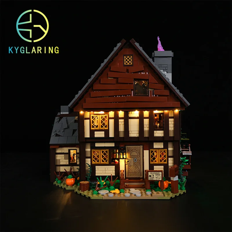 Kyglaring Light Kit for 21341 The Sanderson Sisters\' Cottage Block Model (Not Included Building Blocks)