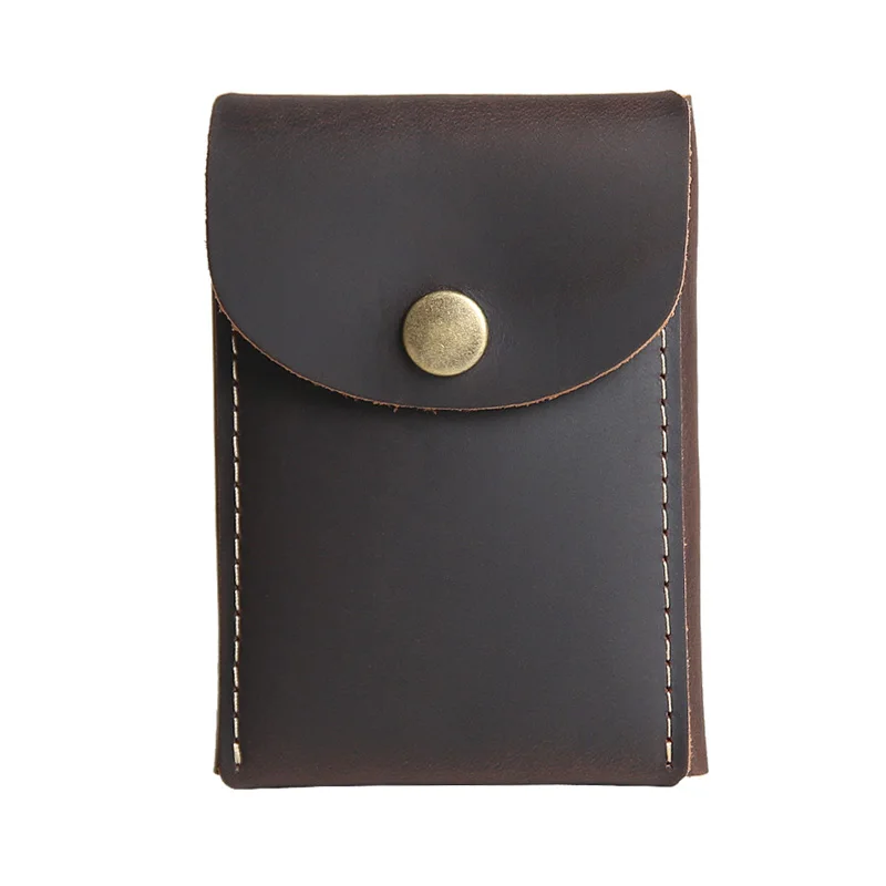 

Genuine Cow Leather Key Wallet for Men Retro High Quality Keys Organizer Pouch Women Home Key Case