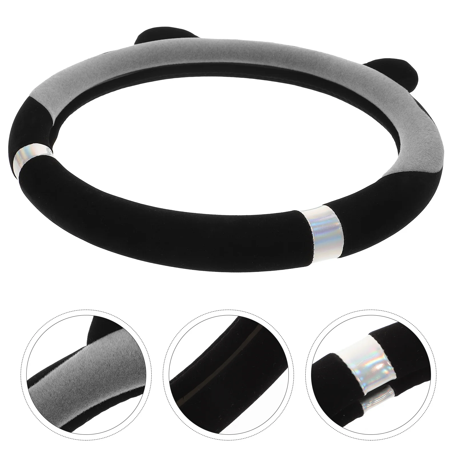 

1Set Car Steering Wheel Cover Gear Knob Cover Auto Sleeve Durable Car Interior Accessories Supplies Auto Accessories