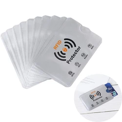 10PCS Anti Theft RFID Blocking Card Protector Sleeve To Prevent Unauthorized Scanning of Card