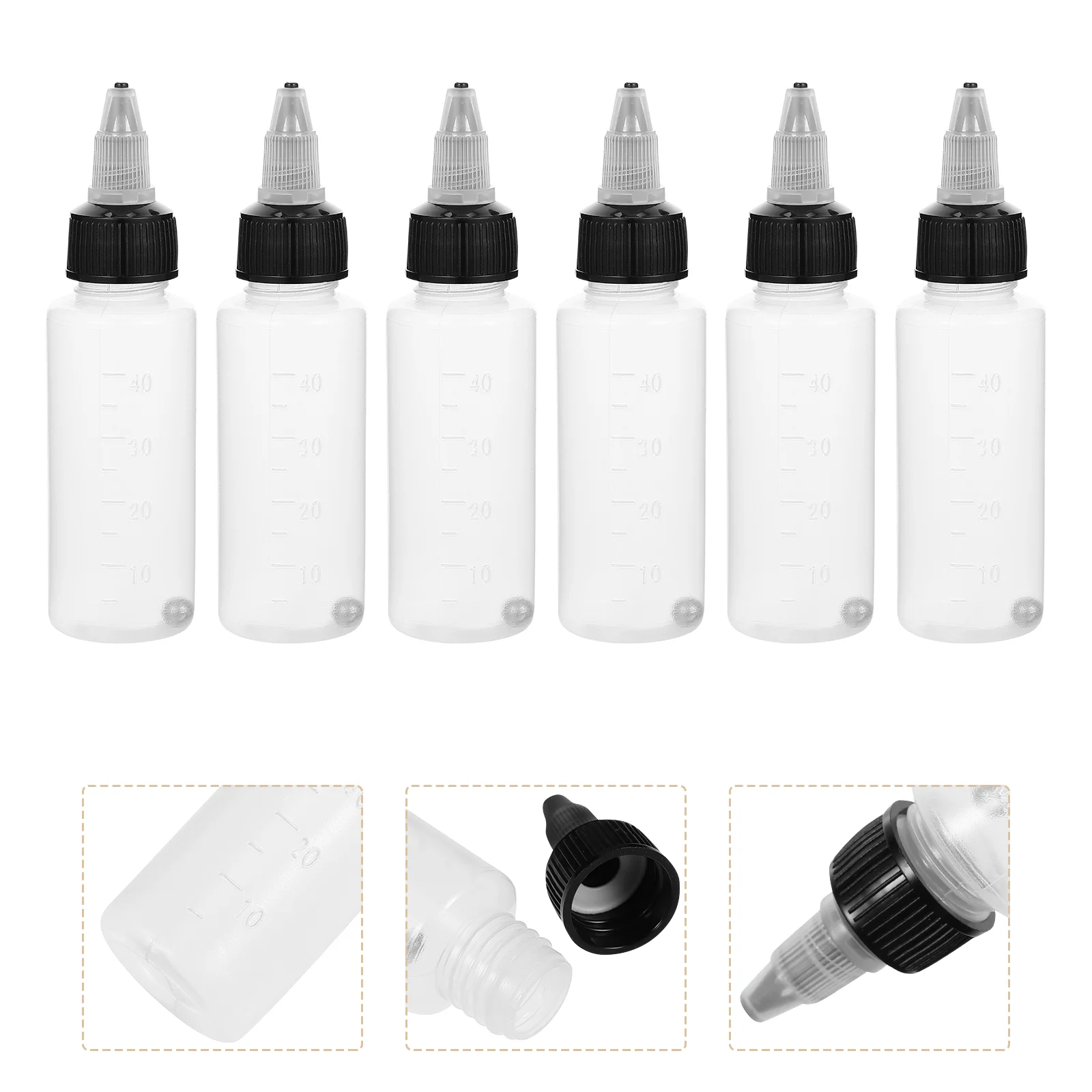 

Spray Paint Dropper Bottle Sauce Containers Liquid Squeeze Dropping Plastic Sub-bottling Baby