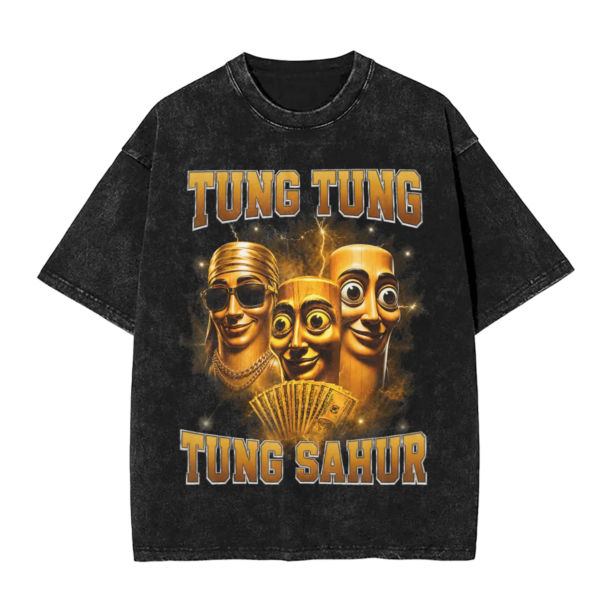Tung Tung Tung Sahur is Calling Funny Italian T-Shirt Trending T-Shirts Short Sleeve Streetwear Tops Cotton O-Neck Plus Size Tee