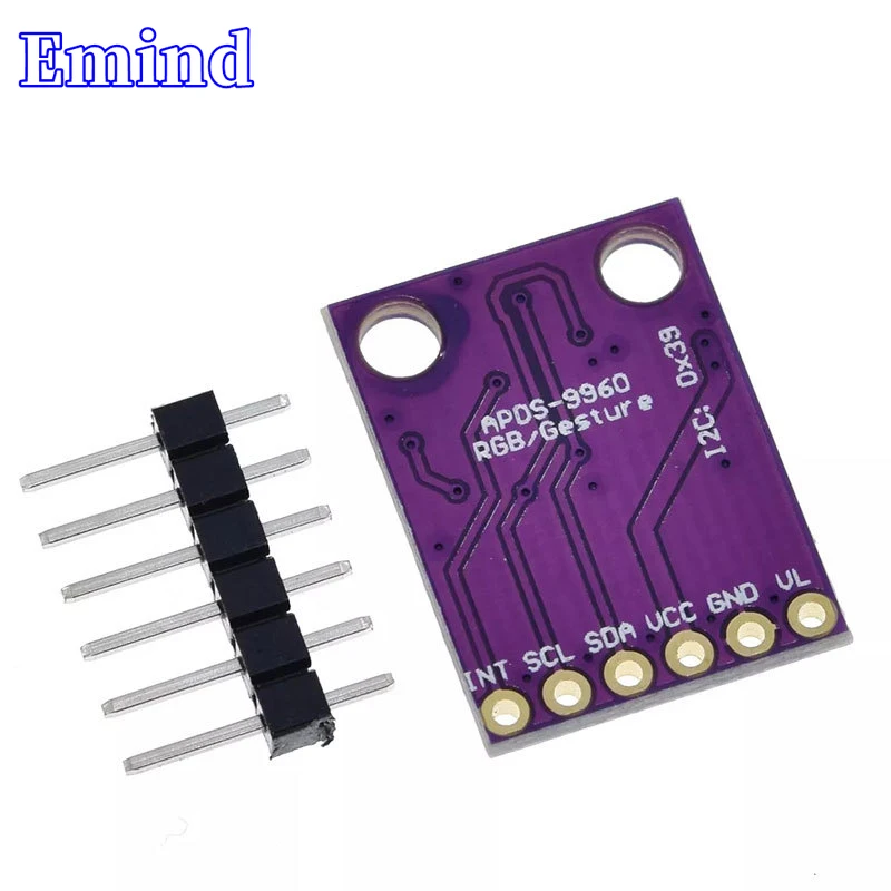 2/5/10/20/50Pcs GY-9960-3.3 APDS-9960 RGB Infrared Gesture Sensor Smart Home Sensing Movement Direction Recognition Module