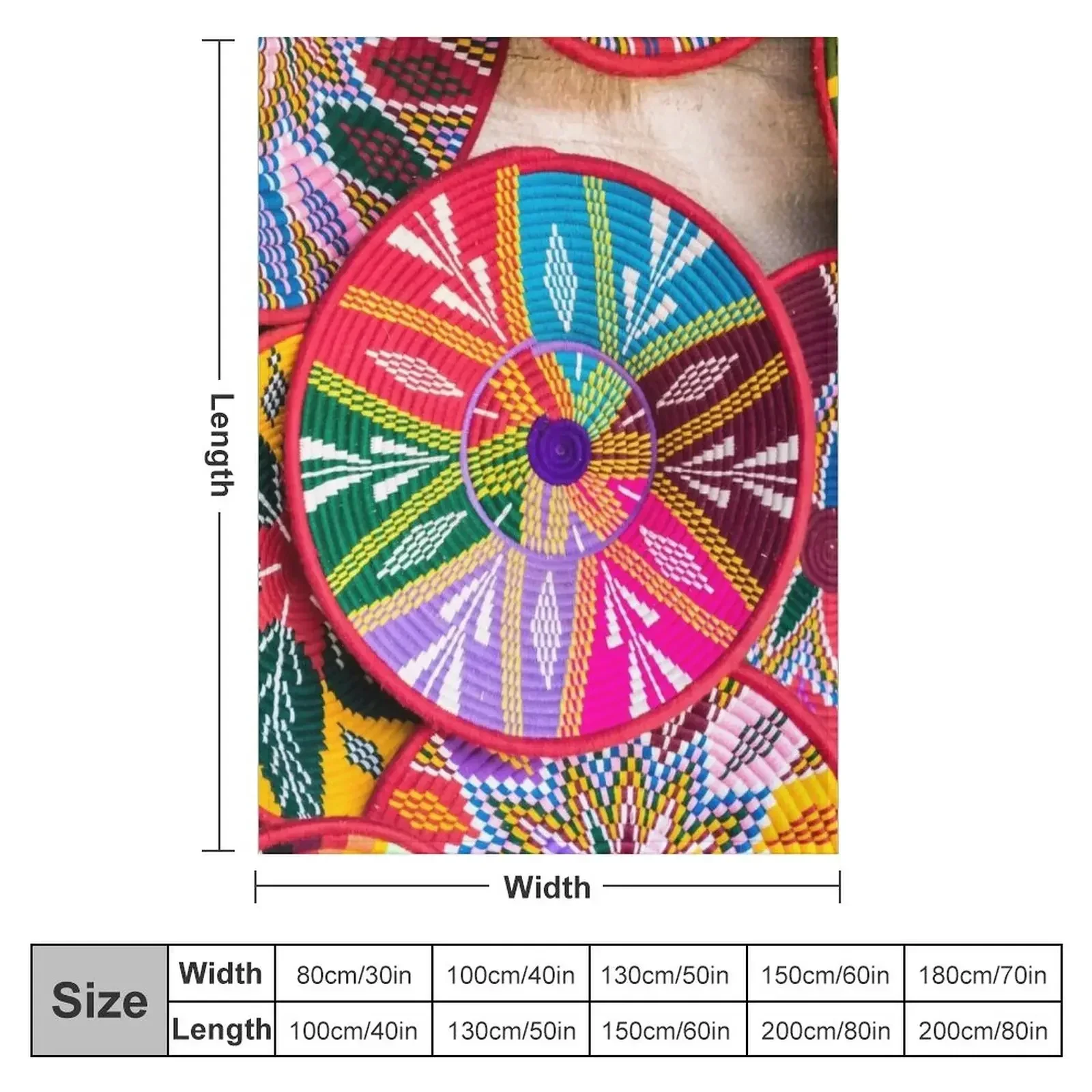 Ethiopian Plates (Sefed) Throw Blanket Winter beds Comforter Warm Luxury Brand Decorative Sofa christmas gifts Blankets