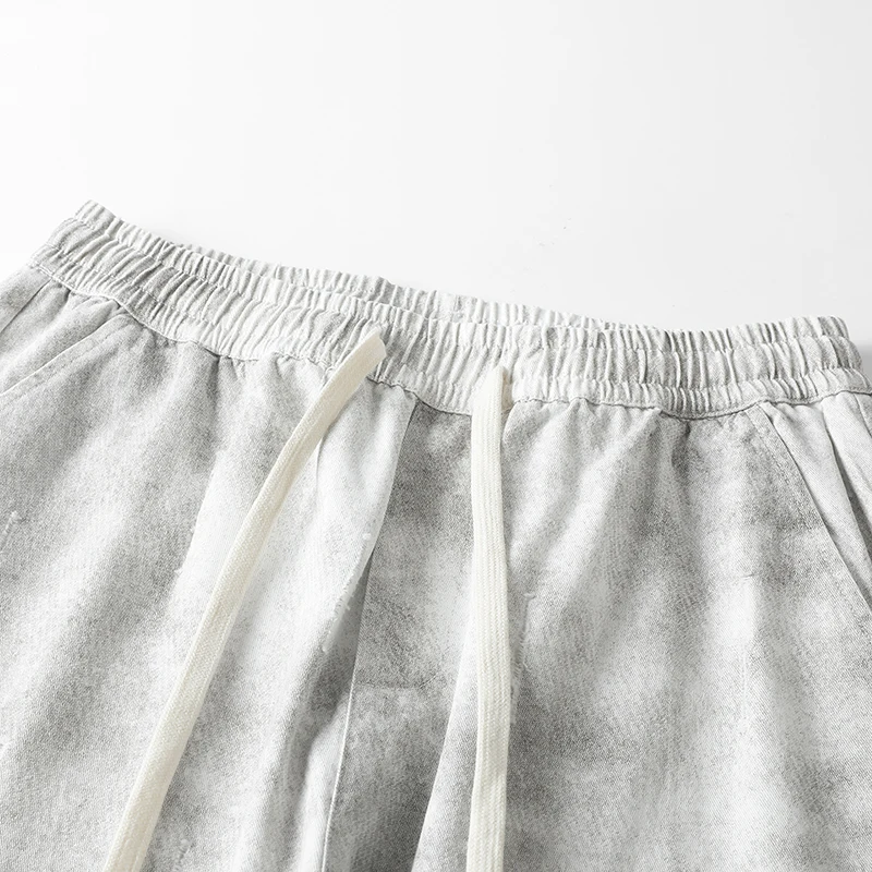 Casual Pants Men's Outdoor Travel Trousers Elastic Drawstring