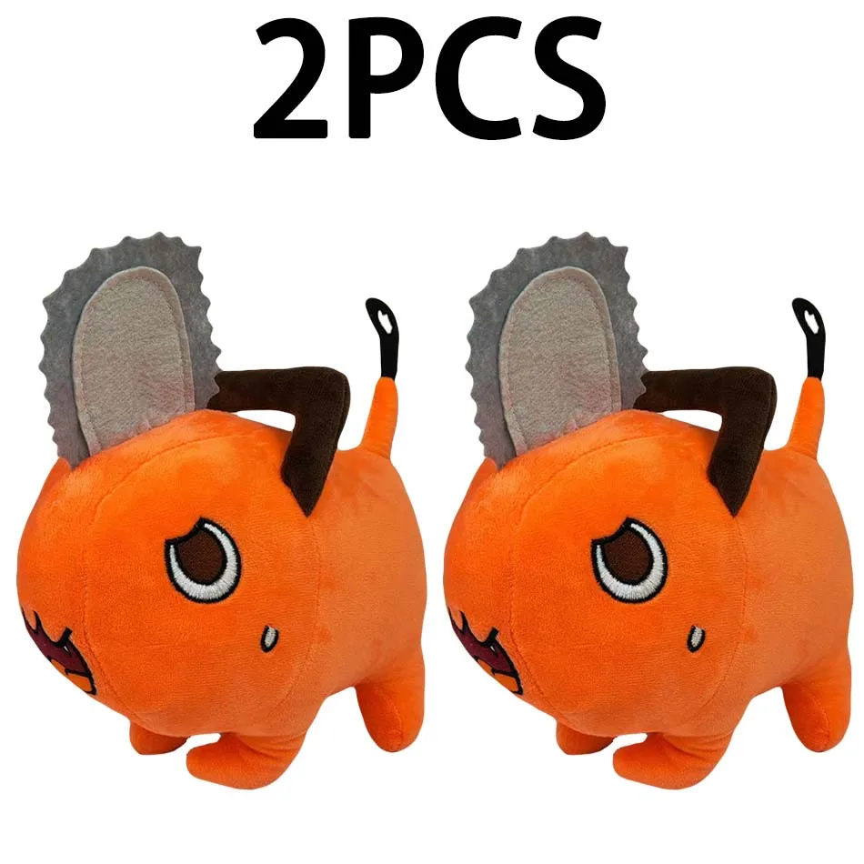 

Высококачественные плюшевые игрушки-бензопилы Почита: милые мягкие мультяшные аниме-куклы, подушки, рождественские подарки