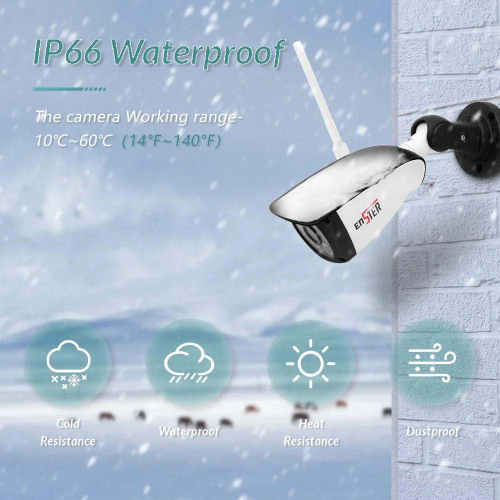 2026 Wholesale 2mp 4ch 8ch Wifi Wireless NVR Cctv Security Camera System