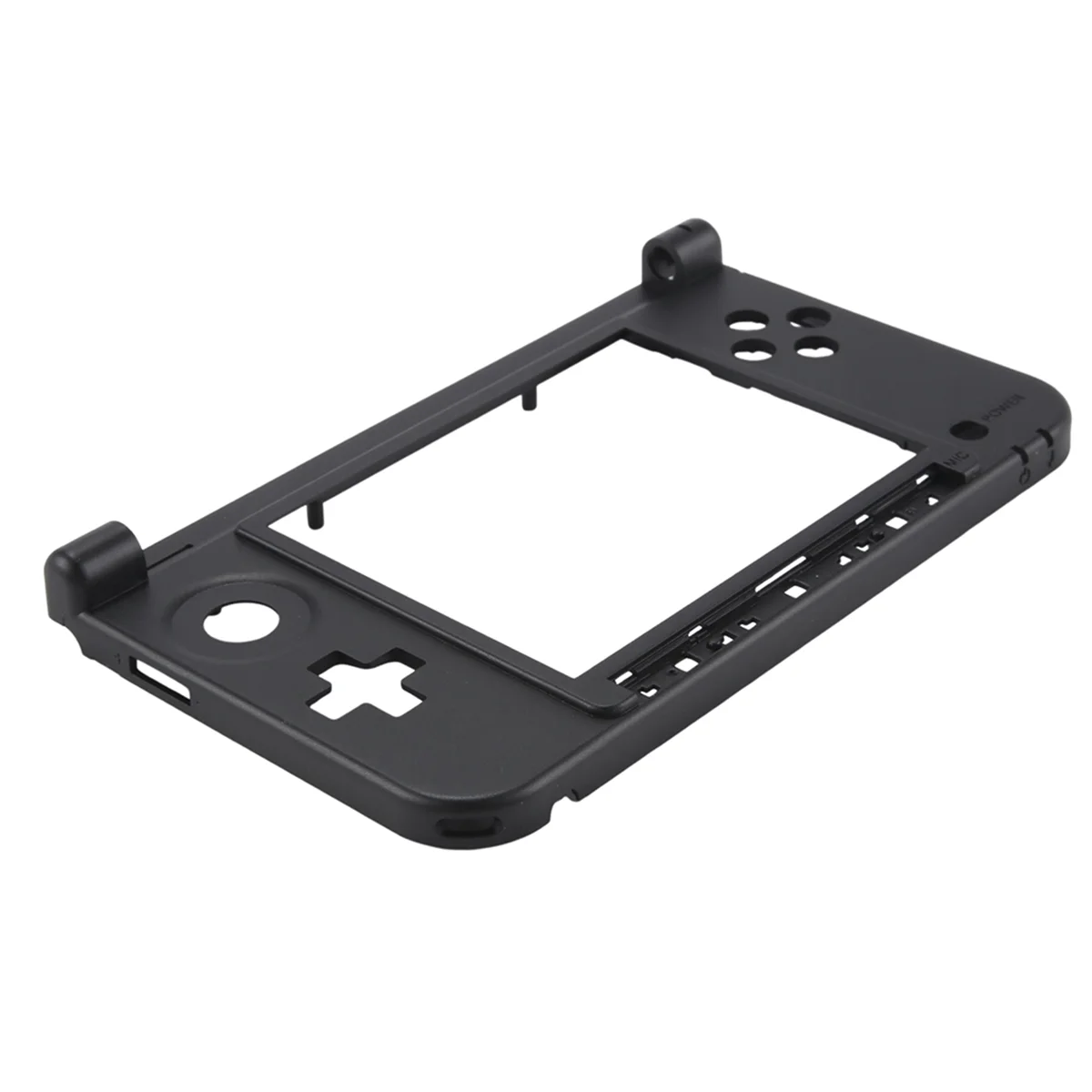 Middle Frame Replacement Housing Cover Case Bottom Console Cover for Nintendo 3Ds Xl/Ll Game Console Case Black