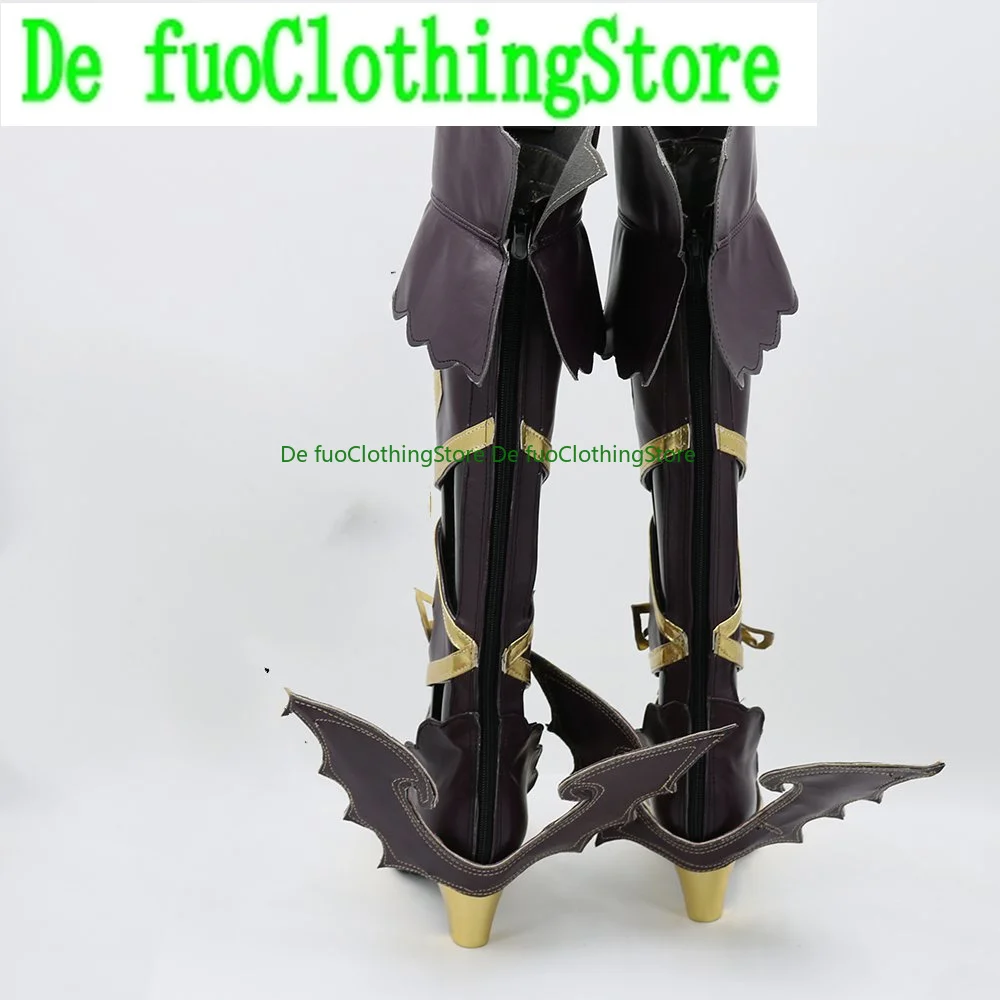 Defuoclothing pripara kurosu aroma cosplay sapatos botas jogo anime jogo rpg festa de halloween adereços sapatos botas
