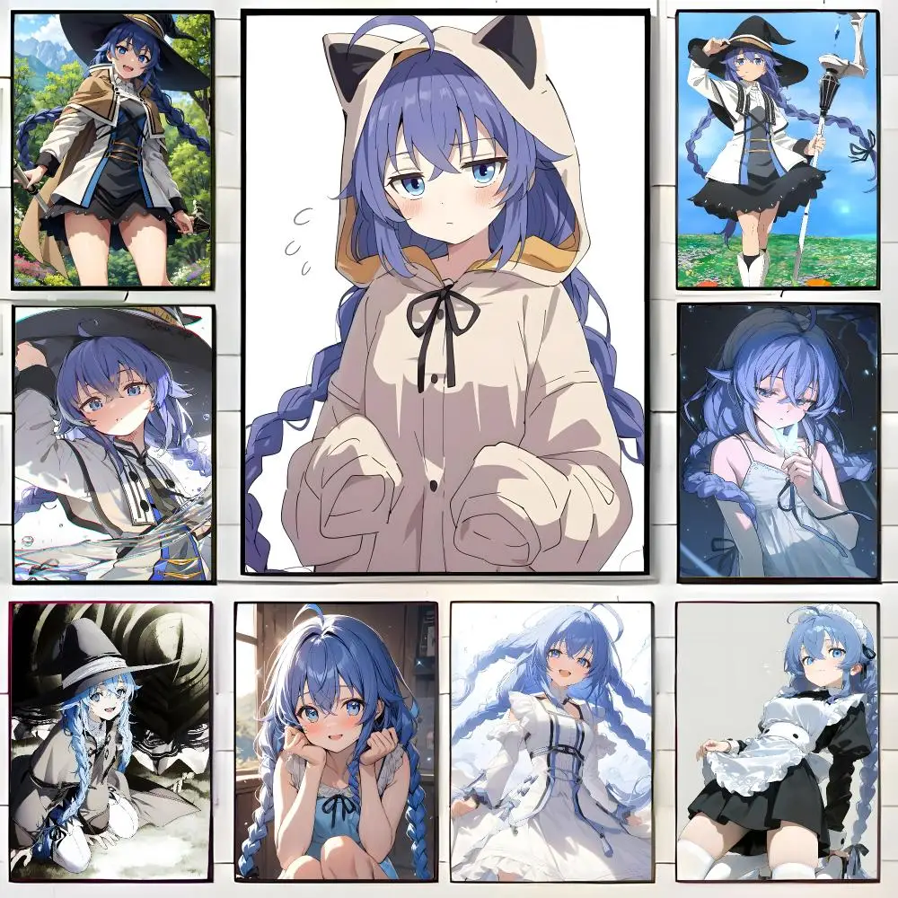 m-Mushoku Tensei Jobless Reincarnation Roxy Migurdia Poster Wall Art Print Decorative Mural Home Decor Gift Unframed