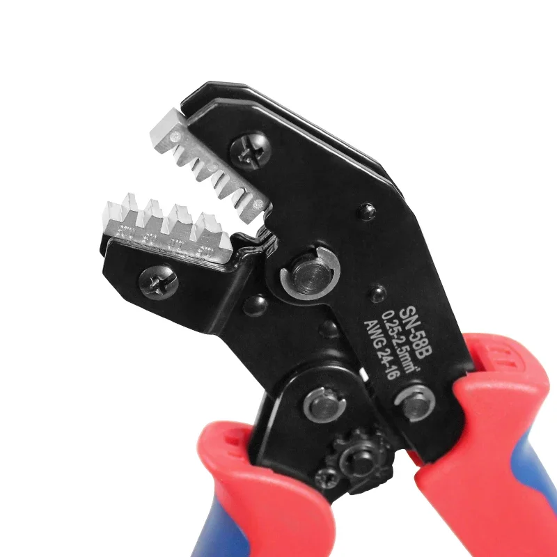 1PC SN-58B Spring Terminal Crimping Clamp 6.3/4.8/2.8 Connector Cord End Terminal Clamp Automotive Power crimping