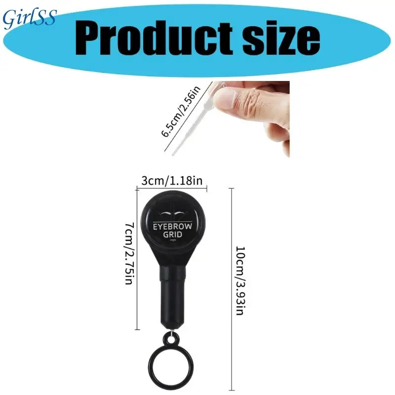Eyebrow Mapping String,Pre-Inked Mapping String with Handheld Applicator for Brow Start, Curves and Tail Guides During T4MB