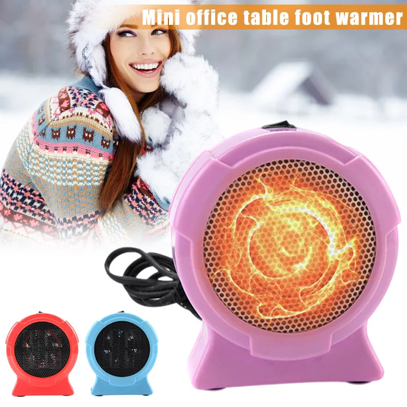 Portable Handy Heater Durable Mini Personal Ceramic Space Heater Electric Winter Warmer Fan