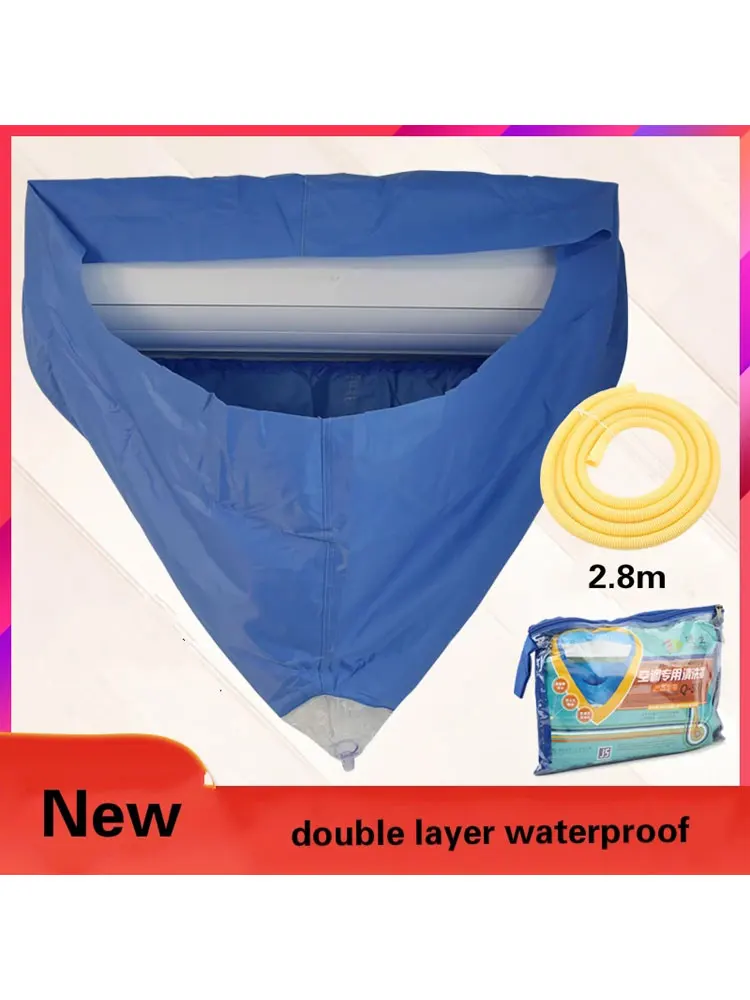 Room Wall Mounted Air Conditioning Cleaning Bag Split Air Conditioner Washing Cover for Air Conditioner for 1- 1.5p/2p