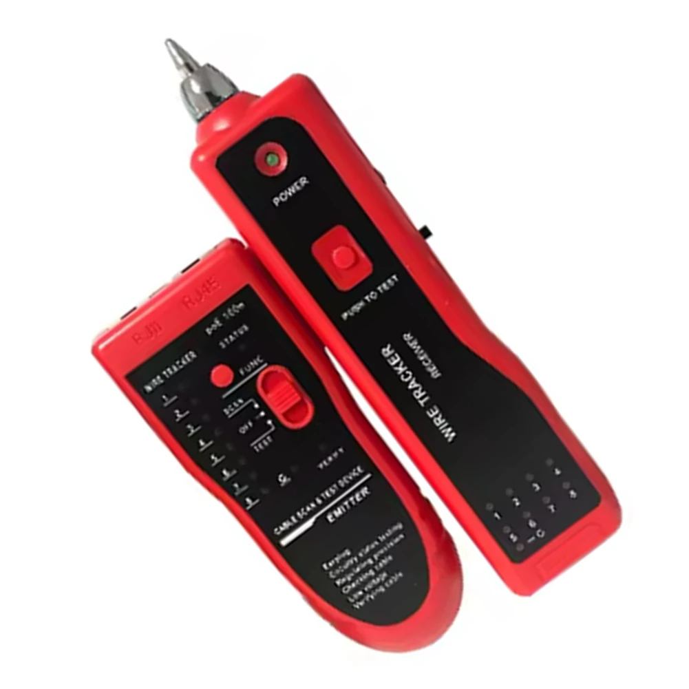 A74E-Network Cable Finder Network Cable Tester Line Patrol Instrument Line Checker Poe Anti-Burn Cable Finder