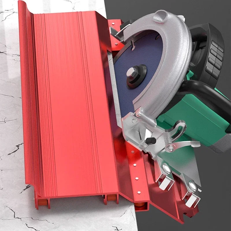 Tile Marble Chamfering Guide Locator 45degree Angle Cutting Corner Cuttingmachine Adjustable Manual For Stone Building Tools