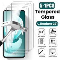 Realmi C71 4G Glass 5-1Pcs 9H Tempered Glass For Realme C71 4G RealmeC71 C 71 71C NFC Screen Protectors Explosion-Proof HD Film