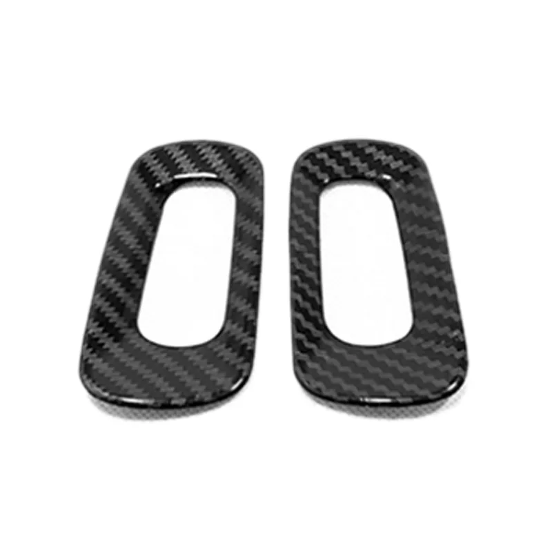 For Volvo XC40 2017-2019 ABS Carbon Fibre Car Front Small Air Outlet Decoration Cover Trim Car Styling Accessories 2Pcs