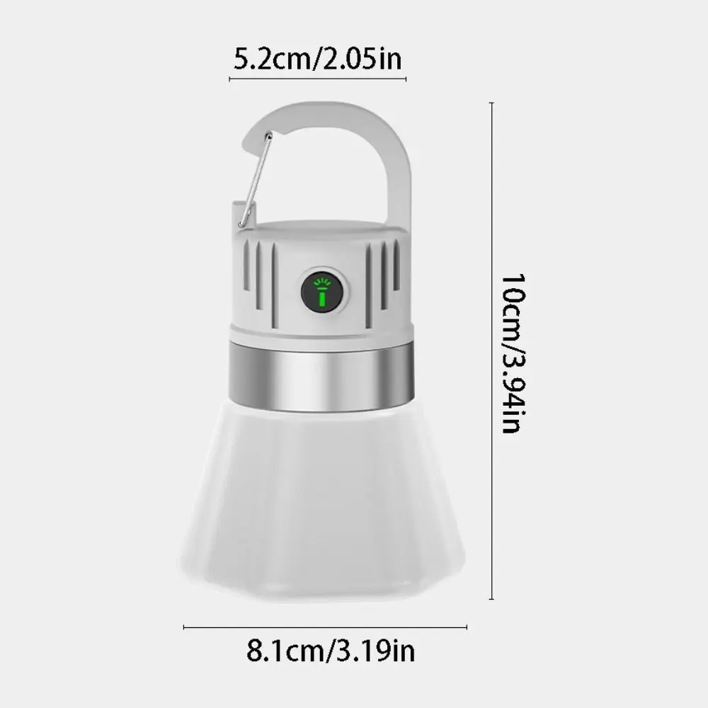 Multicolored Mini LED Flashlight Hanging Function Handheld Portable Hook Lamp High Brightness Creative RGB Ambient Light