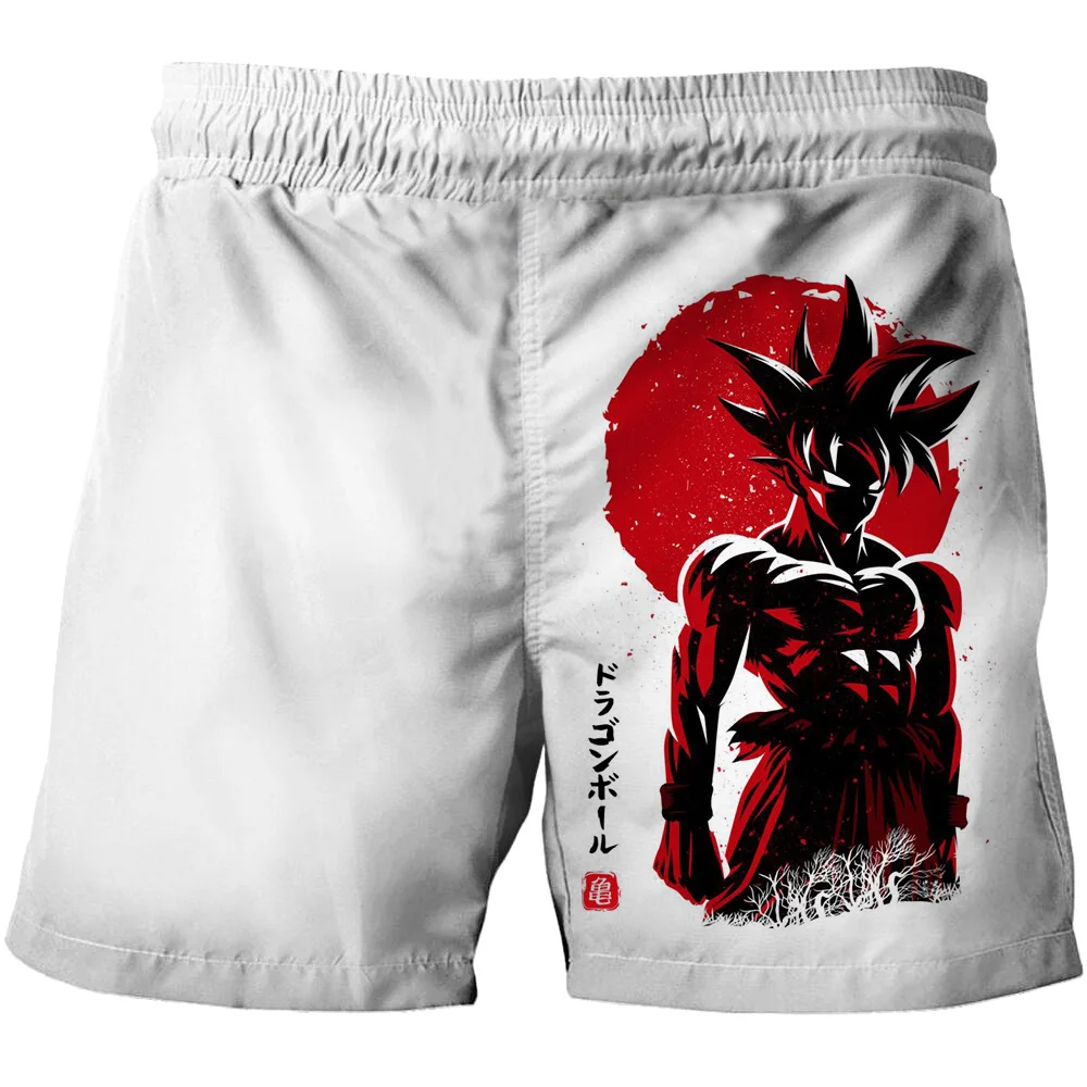 Boys' Dragon Ball Z Beach Shorts Children's Casual Soft Bottom Famous Anime Cosplay Clothing Kids Shorts Casual Swimming Trunks