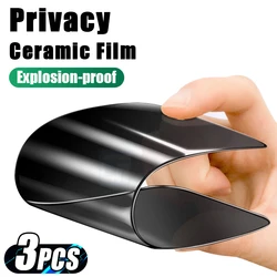 1-3PCS Anti-spy Privacy Screen Protector for OnePlus Ace 2V 10R 10T 9RT 9R 8T 7T 6T Nord CE 3 2 Lite 2T Ceramic Protective Film