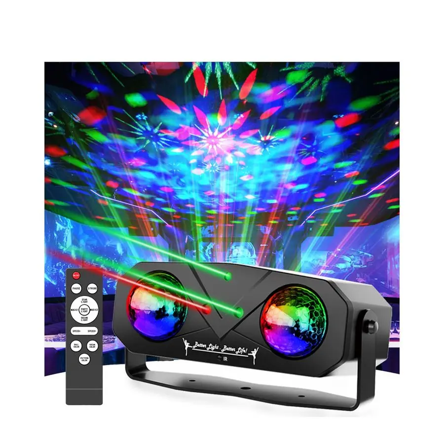 

Disco Ball Light,Party Disco Dj Strobe Ocean Star Projector Dance Light Sound Activated with Remote Control Stage Rave for Part