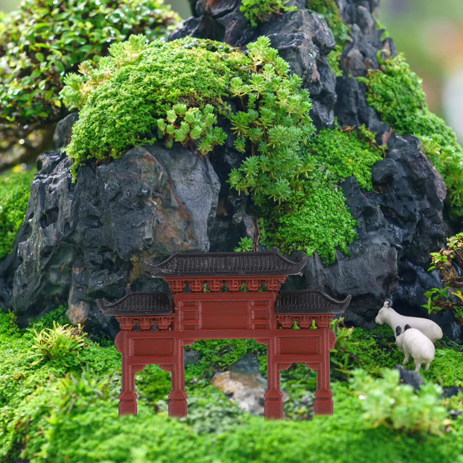 Mini Pagoda Statue Handcrafted - đánh giá và giá Mini Bonsai Zen Garden