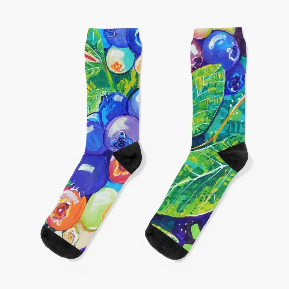 

Blueberries Socks kids hiphop christmas gifts cycling Socks For Girls Men's