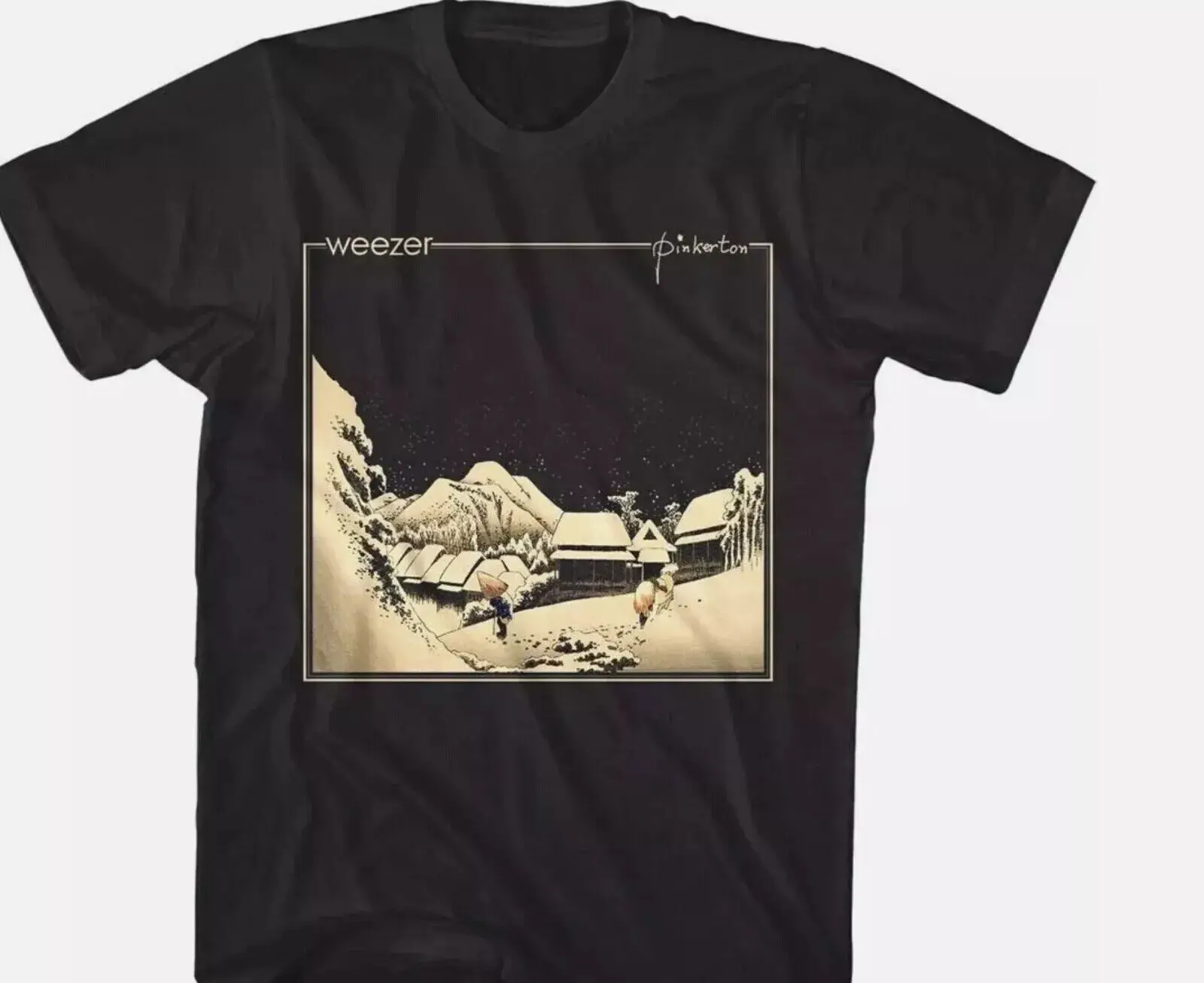 Weezer Pinkerton Album Cover Cotton Black All Size Unisex Shirt