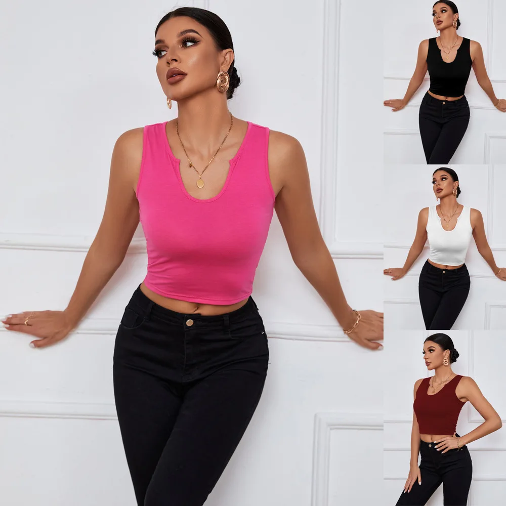 

Женский вязаный повседневный топ ort Sve V-Ne Slim Fit, новинка 2024, летняя спортивная одежда из трансграничной тонкой ткани