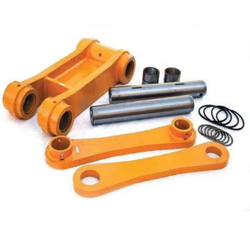 Mechanical H-type connecting rod, excavator bucket control rod assembly