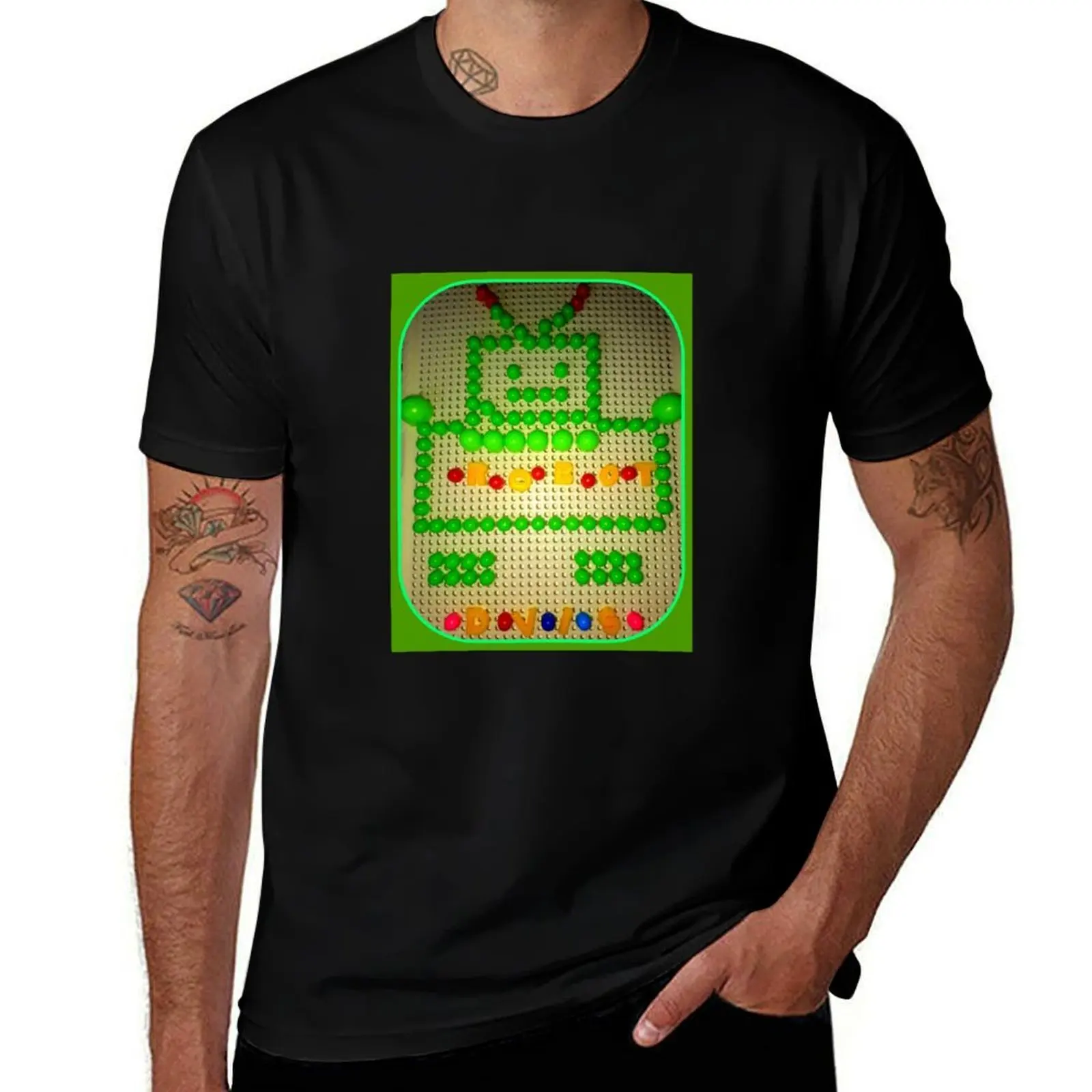 

Robots are fun! T-Shirt plus sizes korean fashion graphics custom shirt t shirt men