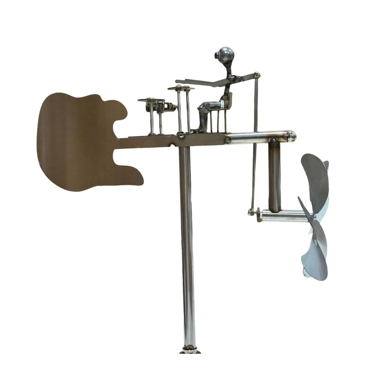 

Drummer Windmill Garden Decoration Collection Ornament Birthday Gift Garden Windmill Stake for Indoor Office Porch Home Patio