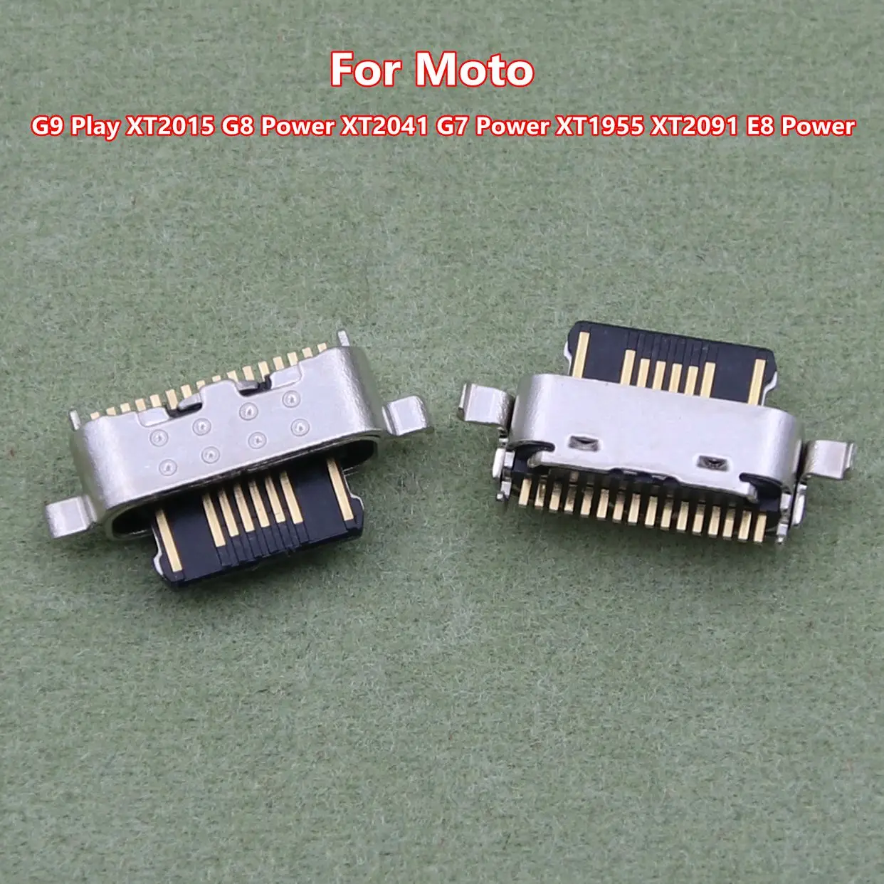 Wholesale Micro USB Charger Connector for Moto G7 G8 G9 Power E7 Plus XT1955 XT2041 XT2091 Charging Port Dock Plug repl