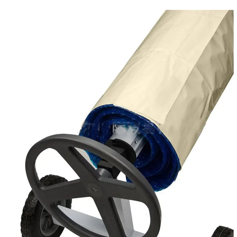 For Factory Direct Sales Garden Courtyard Swimming Pool Waterproof Cover Open Air Pool Roll Cover Heating Blanket Wheel Cover