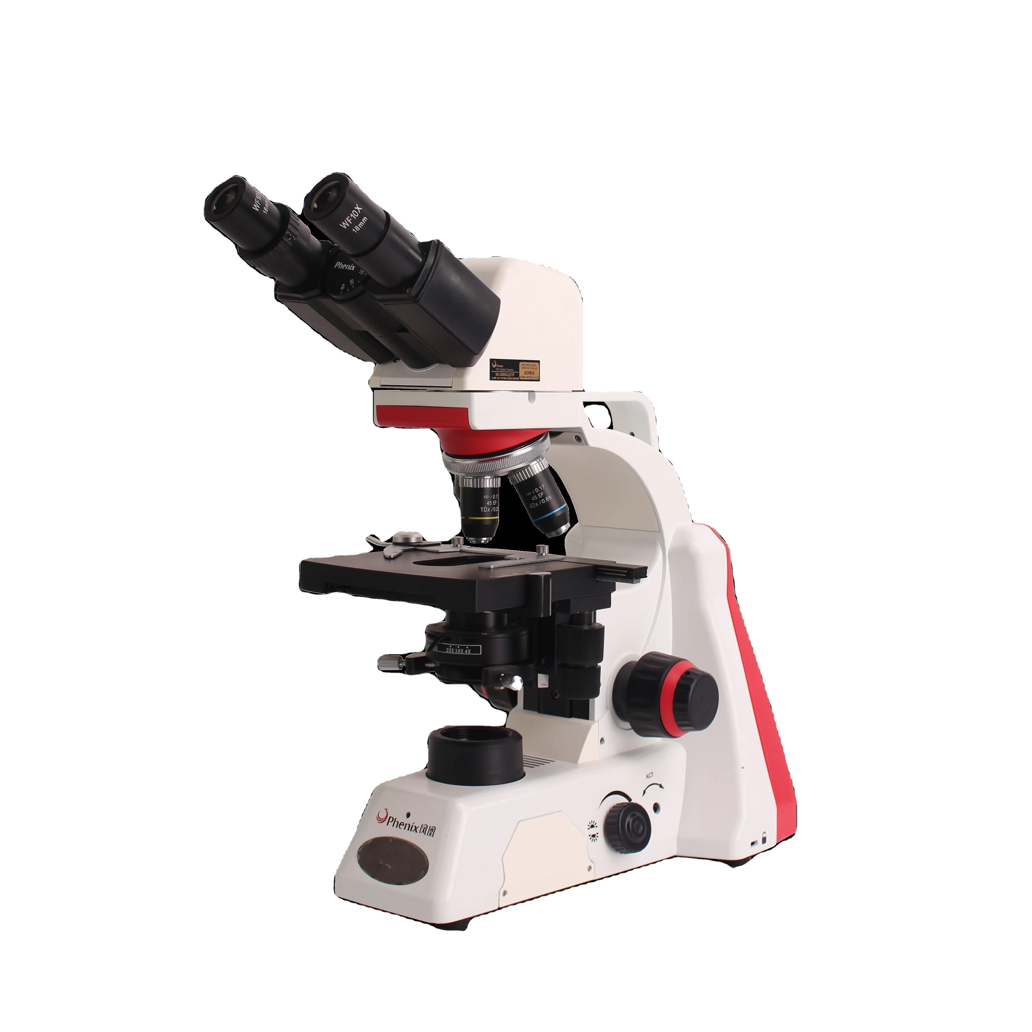 Phenix BMC100 40X-1000X Built-in 5MP  digital biological microscope usb digital for lab or hospital