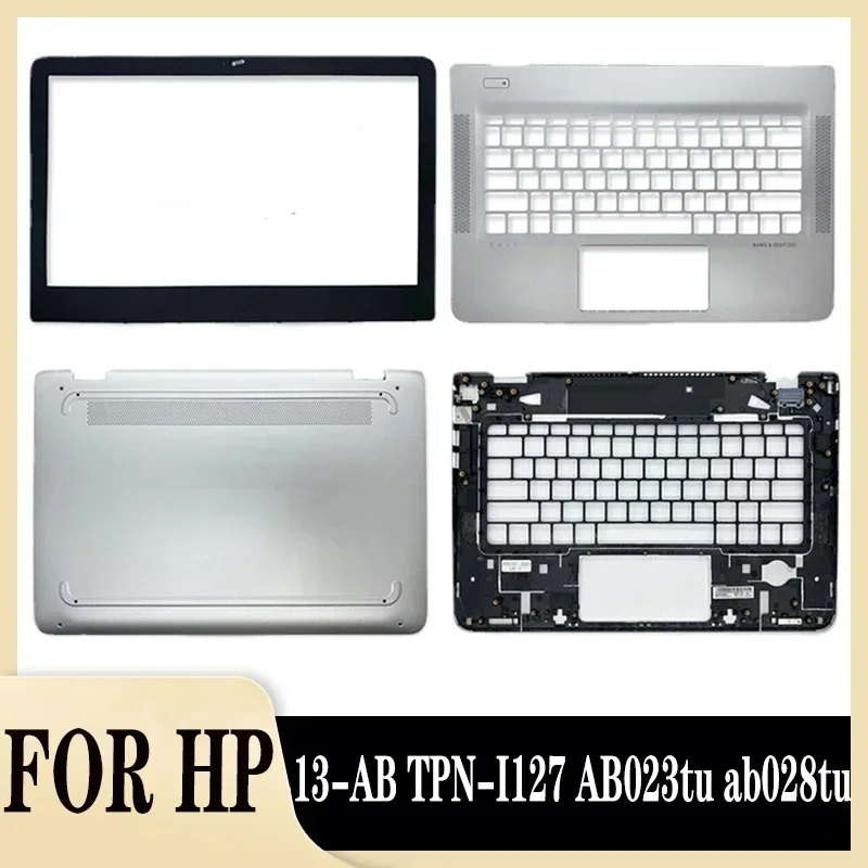 

95New for ENVY 13-AB TPN-I127 AB023tu Ab028tu Laptop Front Bezel Palmrest Upper Bottom Base Case Replacement Housing Silver