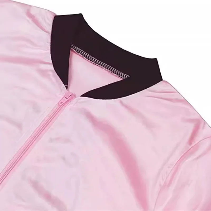 ZA01 สาวสีชมพูเสื้อแต่งหน้า Ball STAGE เครื่องแต่งกายชุดปาร์ตี้ฮาโลวีน Carnival เทศกาลซาติน DressZa0 @