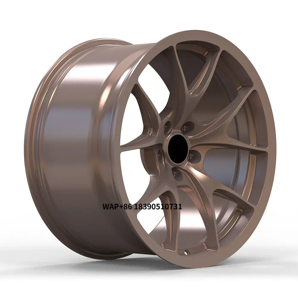 New Luxury Racing Forged Aluminum Alloy Five Spoke Polished Wheel Hub 18-22 Inch 5x114.3 Bolt Chrome Concave