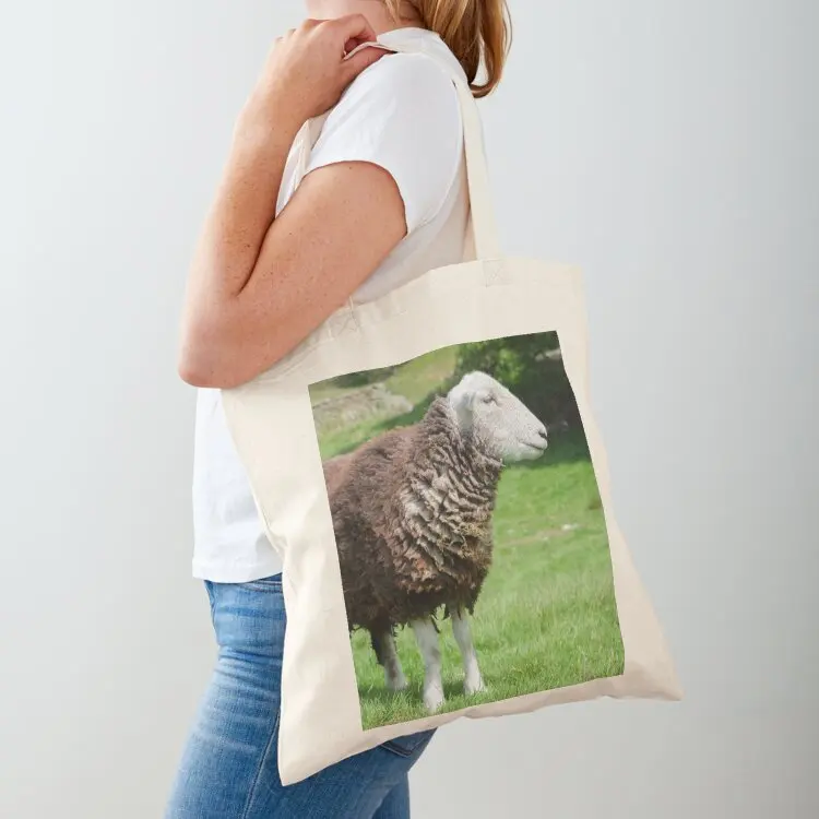 

Herdwick Sheep on a grassy fell in Cumbria England Tote Bag Cloth bag tote bag Lady bags Women's shopper
