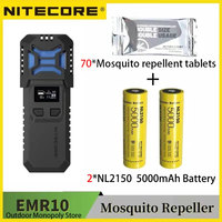 NITECORE EMR10 Portable Outdoor Mosquito Repellent Ultrasonic Mosquito Repellent Home Camping