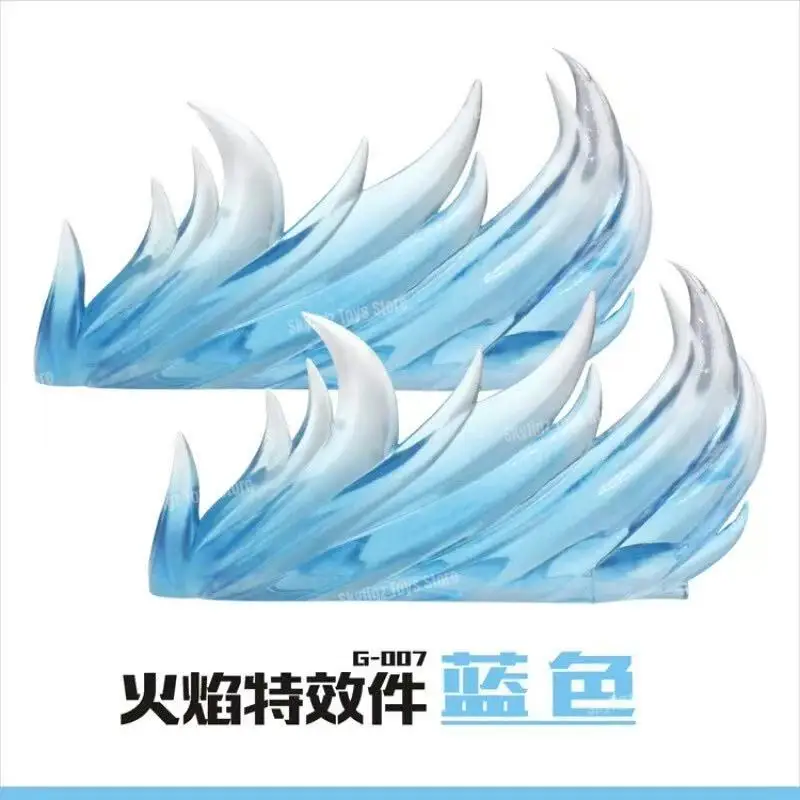 Op voorraad Wervelwind Vlam Ijs Speciale effecten Model Ornament Speelgoed Beweegbare figuur Luffy DIY Accessoires Standbasis Wind Bevroren